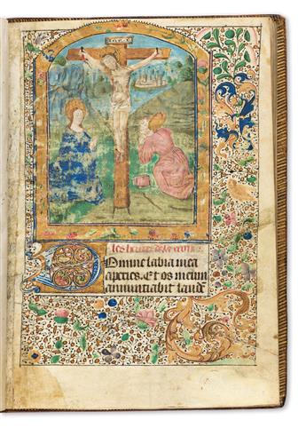 Book of Hours with Illuminated Miniatures. [Paris, circa 1480-1510.]